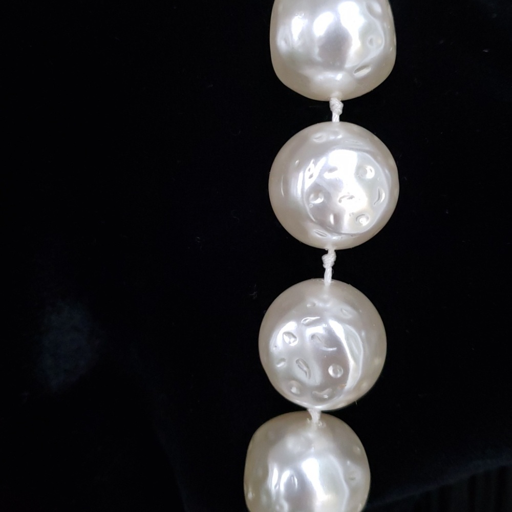 VTG faux Baroque pearl necklace - Picture 6 of 8